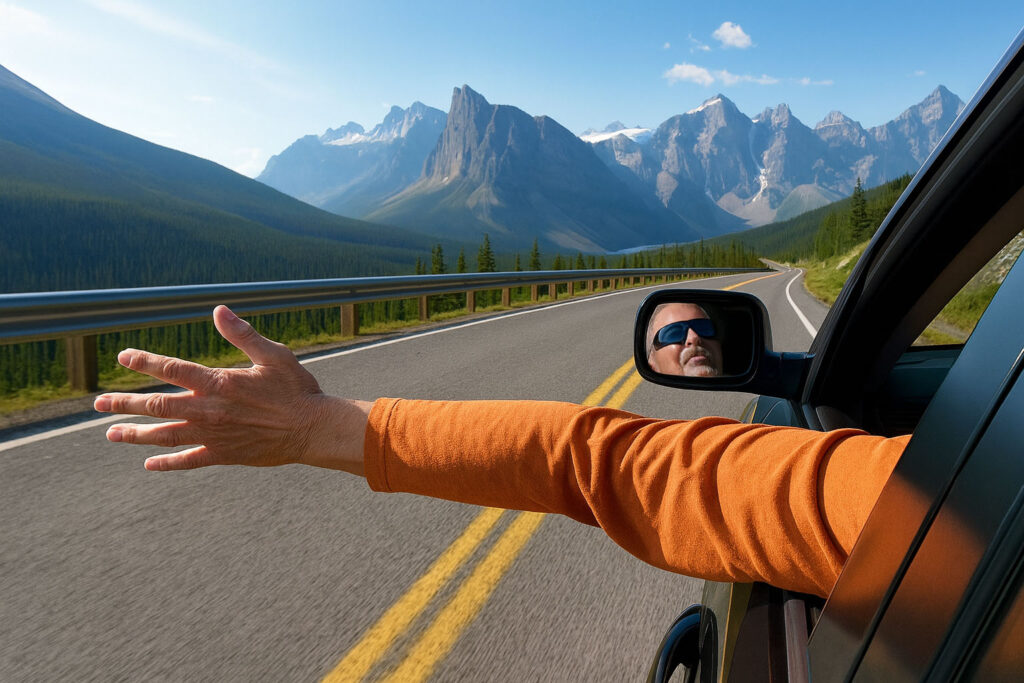 Езда с открытыми окнами